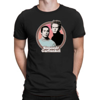 Simon & Garfunkel Original Retro Fan Art Design T-shirt | Artistshot