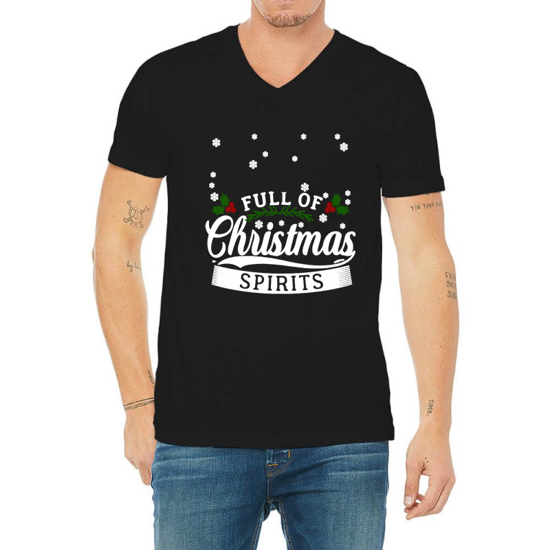 Spring Music Christmas V-neck Tee | Artistshot