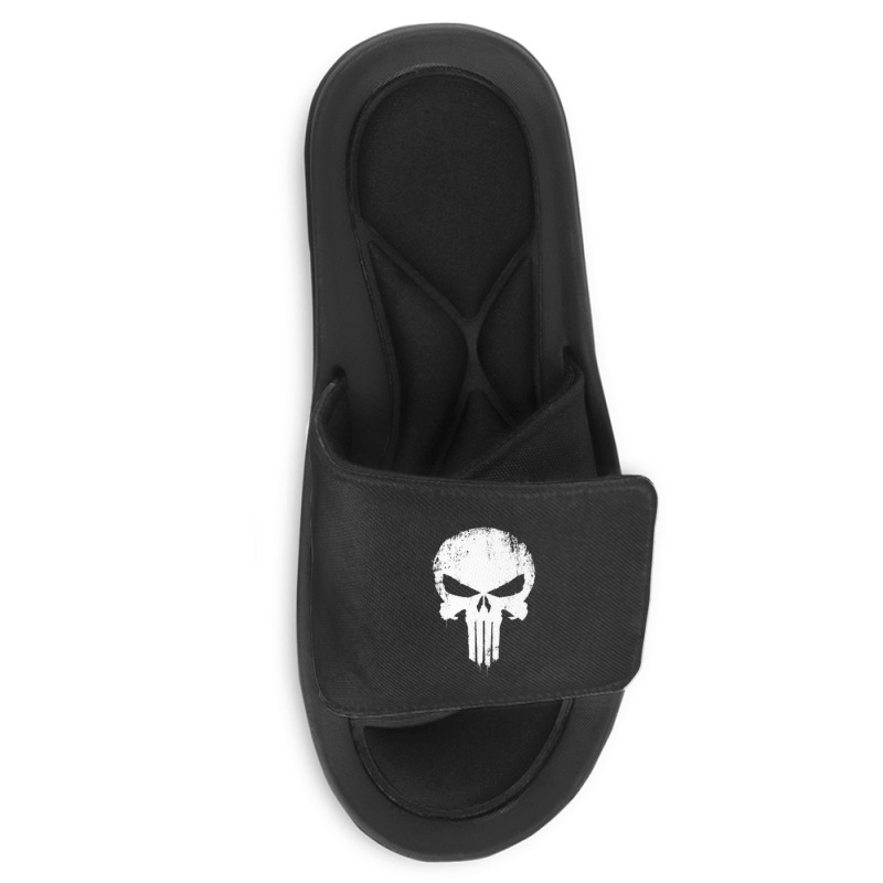 The Scary Ghost Cartoon Slide Sandal | Artistshot