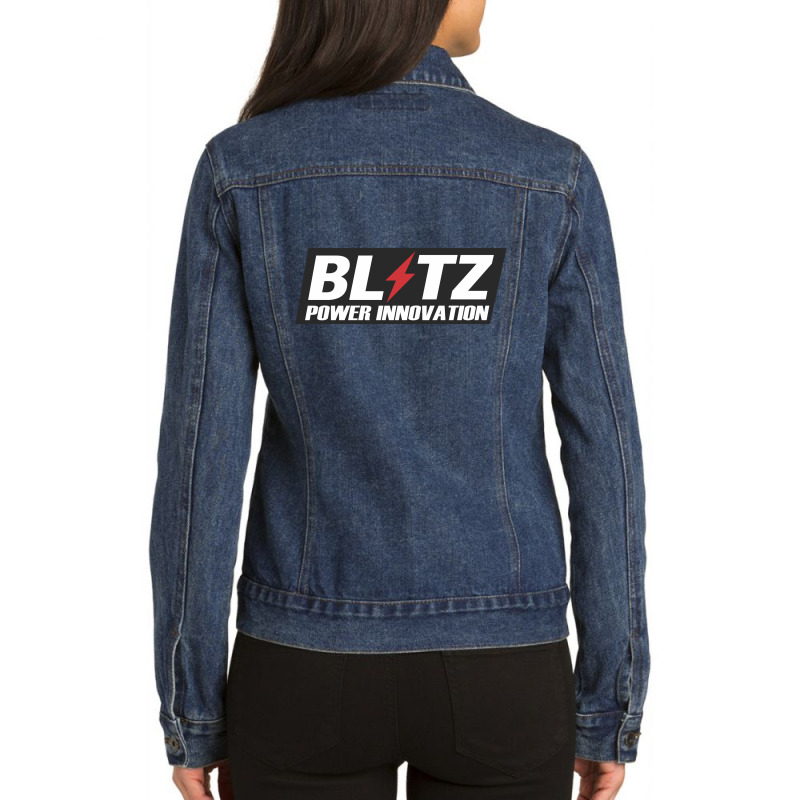 Blitz Power Innovation Ladies Denim Jacket by cm-arts | Artistshot