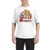 Thundercats Group Retro Sunset Youth Tee | Artistshot