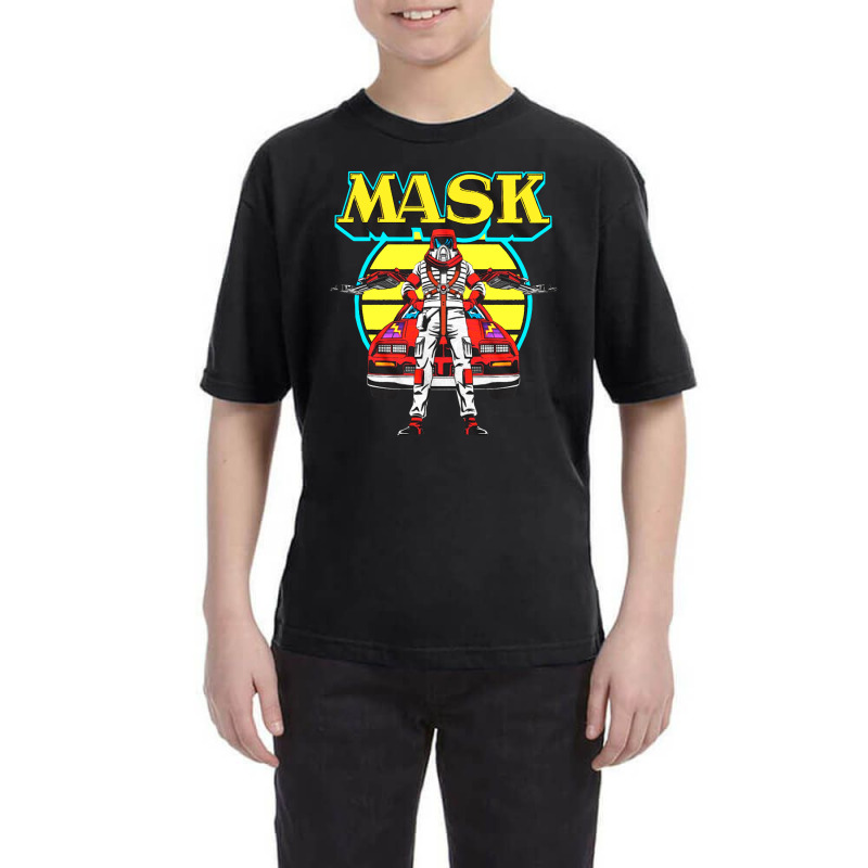 Retro Matt Trakker And Thunderhawk Mask Youth Tee by ClickBuy | Artistshot