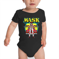 Retro Matt Trakker And Thunderhawk Mask Baby Bodysuit | Artistshot