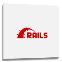 Ruby On Rails Metal Print Square | Artistshot