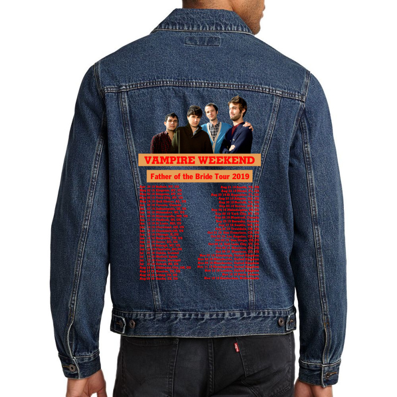 Vampire Weekend Tour 2019 Men Denim Jacket by vujezako880813 | Artistshot