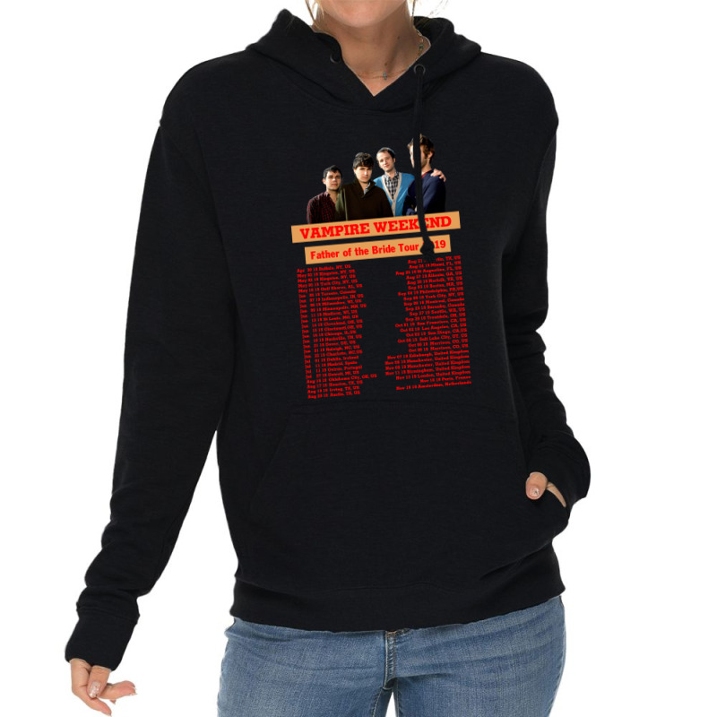 Vampire Weekend Tour 2019 Lightweight Hoodie by vujezako880813 | Artistshot