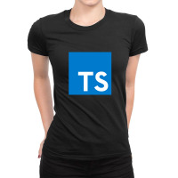 Typescript Ladies Fitted T-shirt | Artistshot