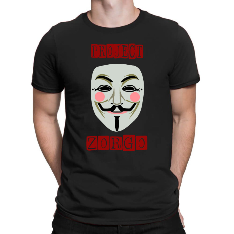 Project Zorgo Anonymous Mask Hacker T-shirt | Artistshot