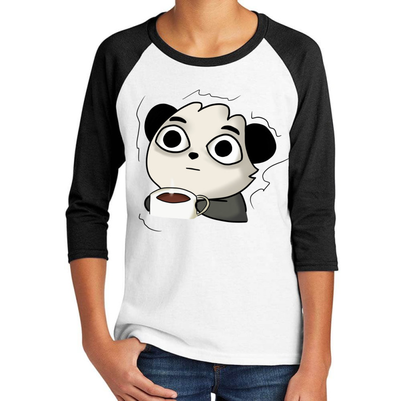 Cute Baby Panda Lovers Youth 3/4 Sleeve by helgasa | Artistshot