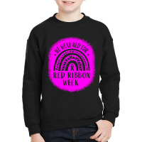 Red Ribbon Week Awareness Youth Sweatshirt | Artistshot