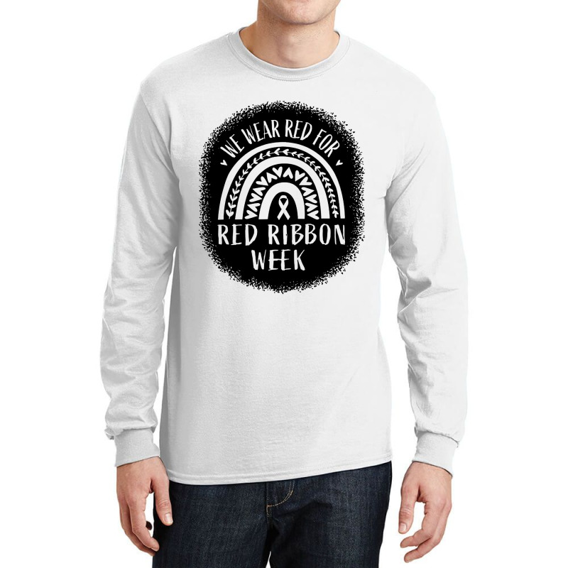 Red Ribbon Week Awareness Long Sleeve Shirts | Artistshot