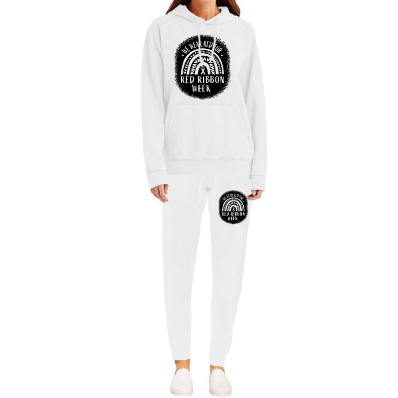 Red Ribbon Week Awareness Hoodie & Jogger Set | Artistshot