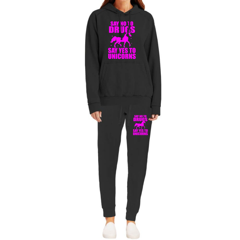 Red Yes To Unicorns Ribbon Week Hoodie & Jogger Set | Artistshot