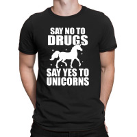 Red Yes To Unicorns Ribbon Week T-shirt | Artistshot