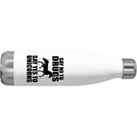 Red Yes To Unicorns Ribbon Week Stainless Steel Water Bottle | Artistshot