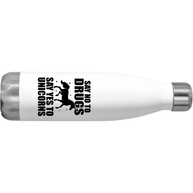 Red Yes To Unicorns Ribbon Week Stainless Steel Water Bottle | Artistshot