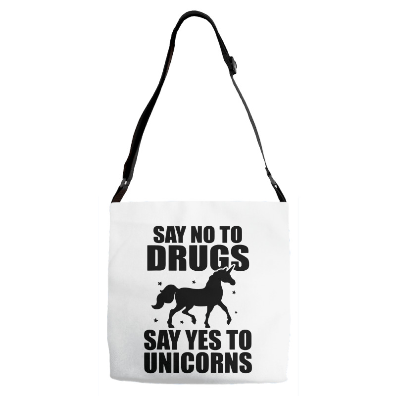 Red Yes To Unicorns Ribbon Week Adjustable Strap Totes | Artistshot