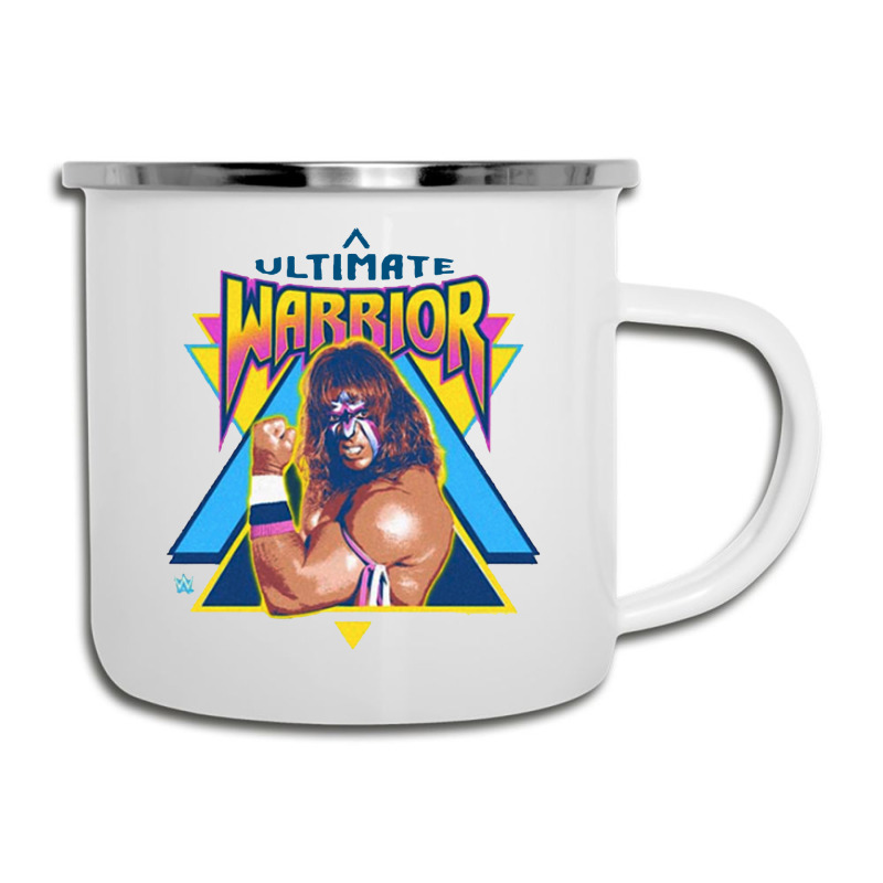 Flexing Ultimate Warrior Camper Cup | Artistshot