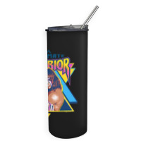 Flexing Ultimate Warrior Skinny Tumbler | Artistshot