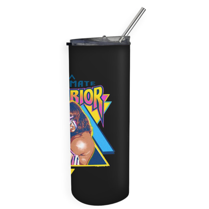 Flexing Ultimate Warrior Skinny Tumbler | Artistshot