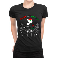 Women Life Freedom Farsi Zan Zendegi Azadi With Female Fist Ladies Fitted T-shirt | Artistshot