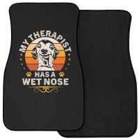 My Therapist Has A Wet Nose Italian Greyhound Dog Vintage Front Car Mat | Artistshot