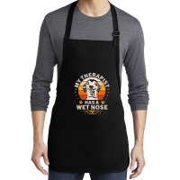 My Therapist Has A Wet Nose Italian Greyhound Dog Vintage Medium-length Apron | Artistshot