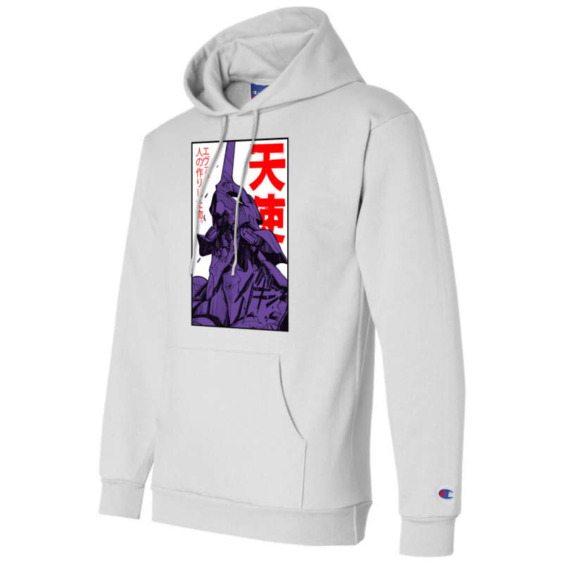 Eva Unit 01 Evangelion Champion Hoodie by BabyPandaman | Artistshot