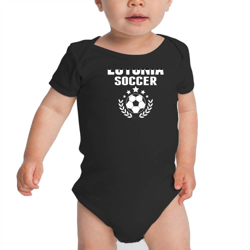 Proud Estonia Soccer Lovers Jersey - Estonian Football Fans Baby Bodysuit | Artistshot