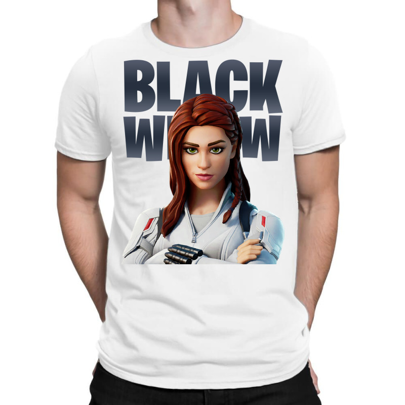 Black Widow (snow Suit) T-Shirt by michevdesign | Artistshot