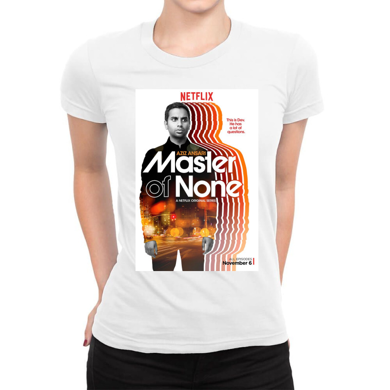 Master Of None Ladies Fitted T-Shirt by cm-arts | Artistshot