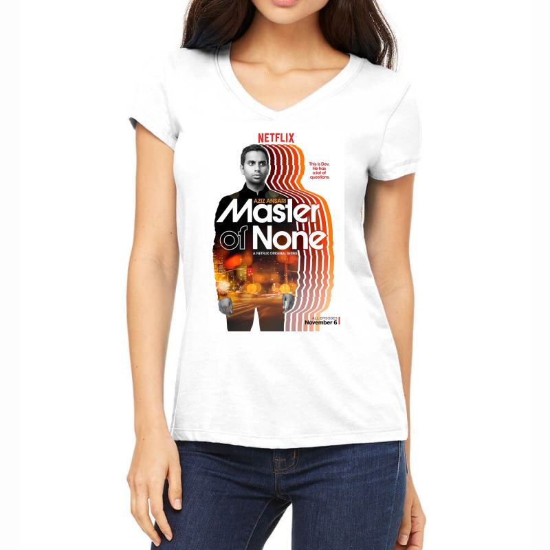 Master Of None Women's V-Neck T-Shirt by cm-arts | Artistshot