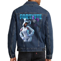 Bunny Brawler Men Denim Jacket | Artistshot