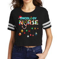 Merry Christmas Oncology Nurse Rn Oncologist Nursing Gift T Shirt Scorecard Crop Tee | Artistshot