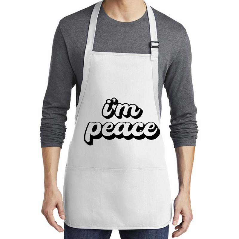 I Come In Peace Medium-length Apron | Artistshot