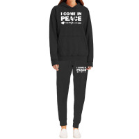 I Come In Peace   I'm Peace Apparels Hoodie & Jogger Set | Artistshot