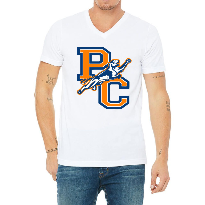 Purchase College Panthers V-Neck Tee by Wandira | Artistshot