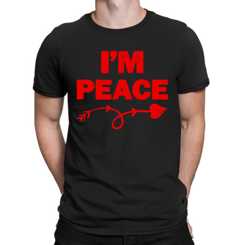 I'm Peace Apparels Funny Couple's Matching T-shirt | Artistshot