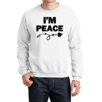 I'm Peace Apparels Funny Couple's Matching Crewneck Sweatshirt | Artistshot