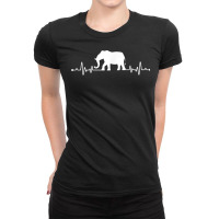 Elephant Hearbeat   Zookeeper Zoologist Animal Whisperer T Shirt Ladies Fitted T-shirt | Artistshot