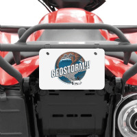 Geostorm Atv License Plate | Artistshot