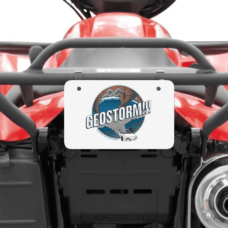 Geostorm Atv License Plate | Artistshot