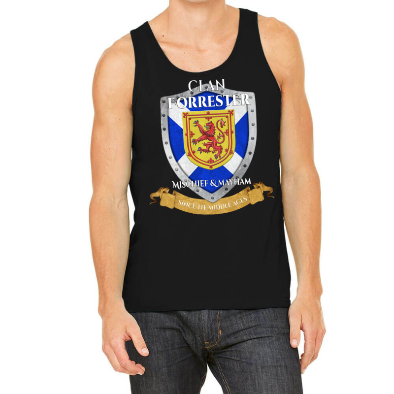 Forrester Scottish Family Clan Scotland Shield Long Sleeve T Shirt Tank Top by klaasmis | Artistshot