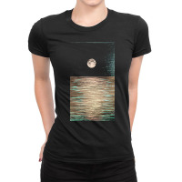 Ocean T  Shirt Moonlit Sea T  Shirt Ladies Fitted T-shirt | Artistshot