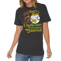 Optician Flip Her Witch Switch Halloween Tshirt Vintage T-shirt | Artistshot