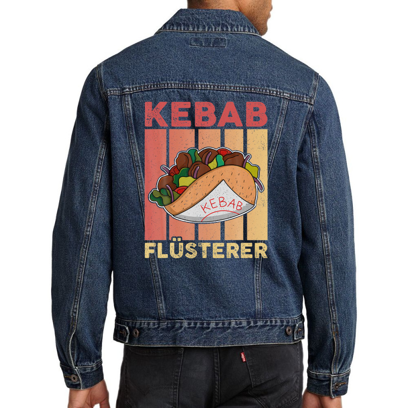 Doner Kebab Turkish Cuisine Fastfood Dürüm Men Denim Jacket by beastonkriss | Artistshot