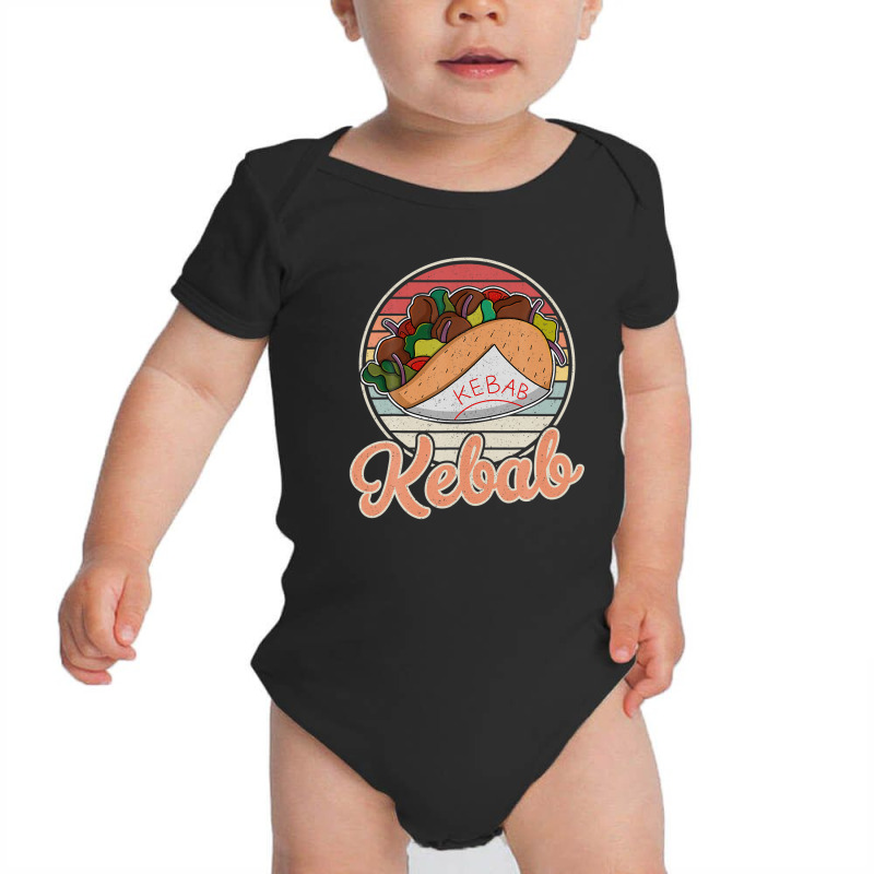 Doner Kebab Turkish Cuisine Fastfood Dürüm Baby Bodysuit by beastonkriss | Artistshot