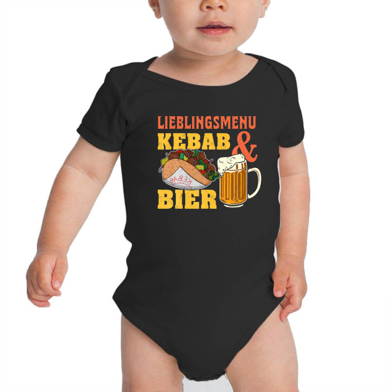 Doner Kebab Turkish Cuisine Fastfood Dürüm Baby Bodysuit by beastonkriss | Artistshot