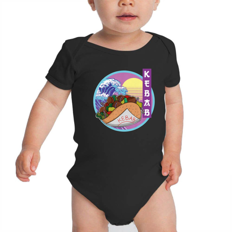 Doner Kebab Turkish Cuisine Fastfood Dürüm Baby Bodysuit by beastonkriss | Artistshot