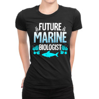 Future Marine Biologist Gift For Kids Teens Funny Biology T Shirt Ladies Fitted T-shirt | Artistshot